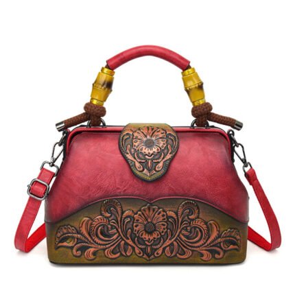 Vintage Carved Tote Bag